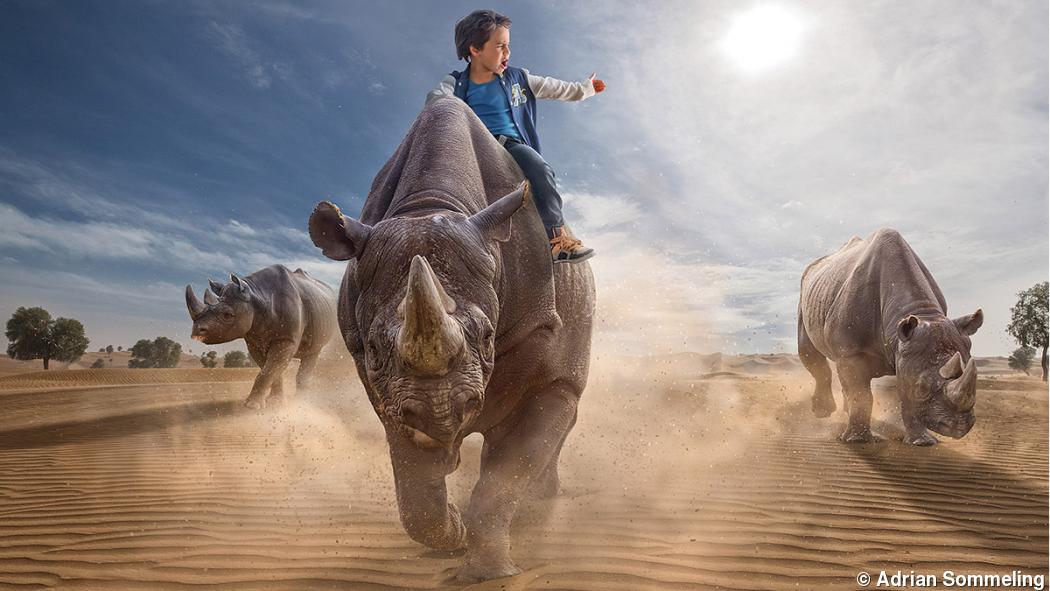 Adrian Sommeling’s dreamy composites star his son Adrian Sommeling’s dreamy composites star his son