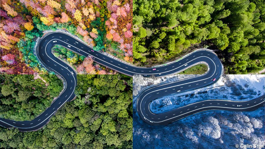 Drone photography captures winding road to Transylvania Drone photography captures winding road to Transylvania
