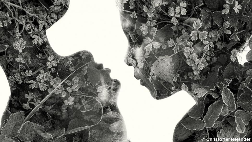 Christoffer Relander Superimposes Nature onto Portraits Christoffer Relander Superimposes Nature onto Portraits