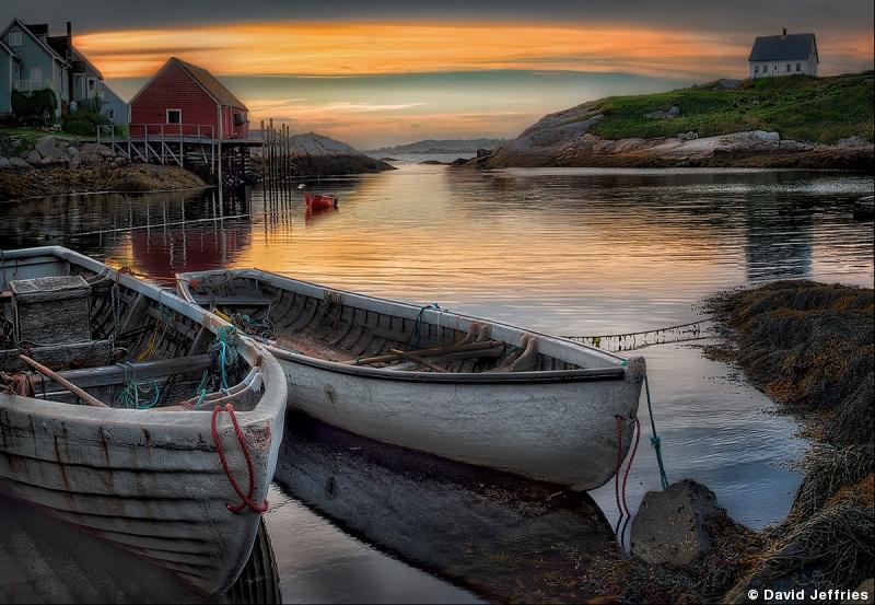 Dories at Dusk