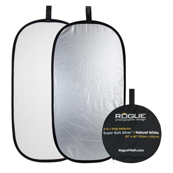 2-in-1 Super Soft Silver/Natural White Reflector