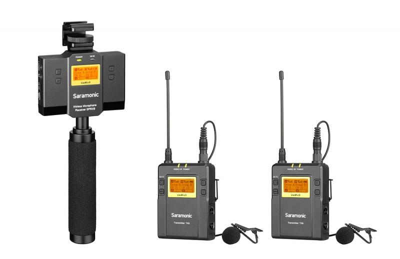 Saramonic Dual UHF Wireless Lavalier System and Audio Mixer